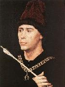 WEYDEN, Rogier van der Portrait of Antony of Burgundy oil painting artist